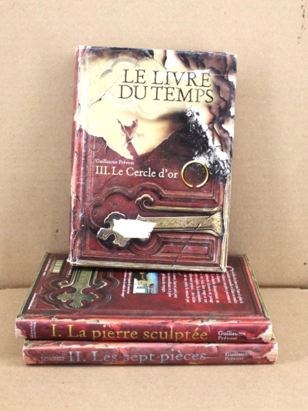 Lot 3 Livres - Guillaume Prévost - Le Livre Du Temps